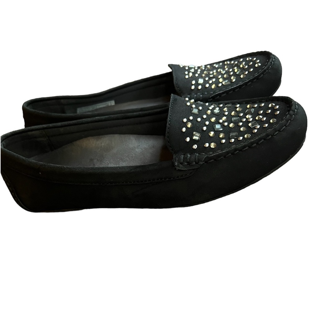 VIONIC Black Sued Loafer- Slip on Driving shoe - Picture 2 of 7